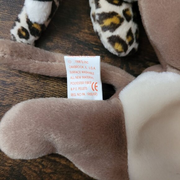 Ty Beanie Babies Blizzard Freckles Canyon The Cougar Wild Cats Vintage NWT - Picture 10 of 11